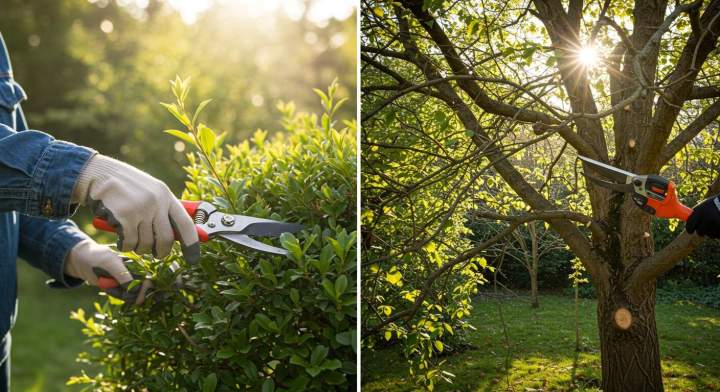 5. Élagage doux vs élagage sévère