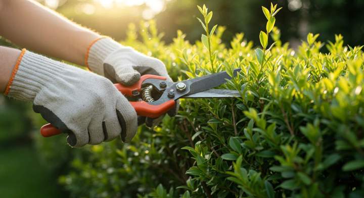 6. tailler vos haies pour favoriser leur pousse
